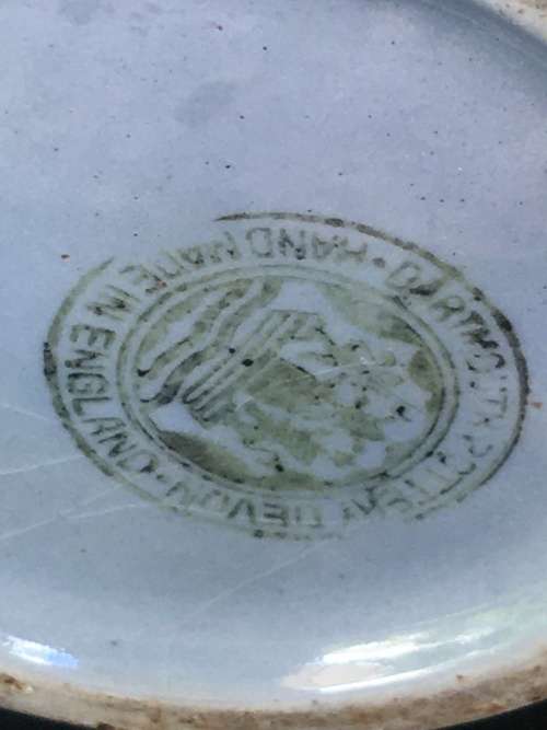 Vintage Devon England Dartmouth Pottery Jug & Sweet Dish Seagull Design