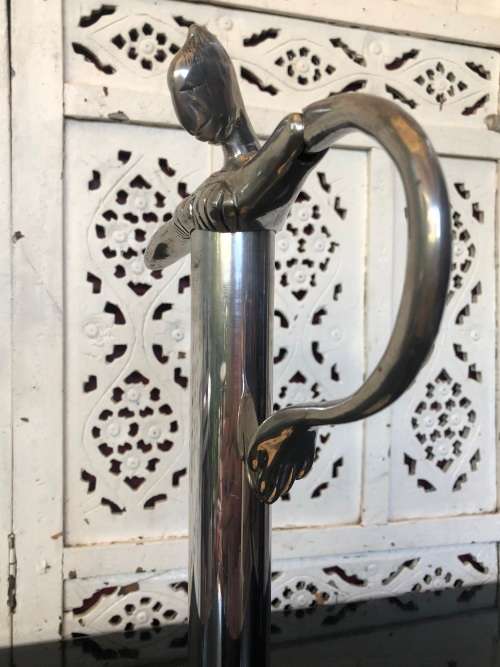 WOW !!! VINTAGE CARROL BOYES WOMAN KITCHEN PAPER TOWEL HOLDER - VALUE R4200.00 - EXCELLENT CONDITION