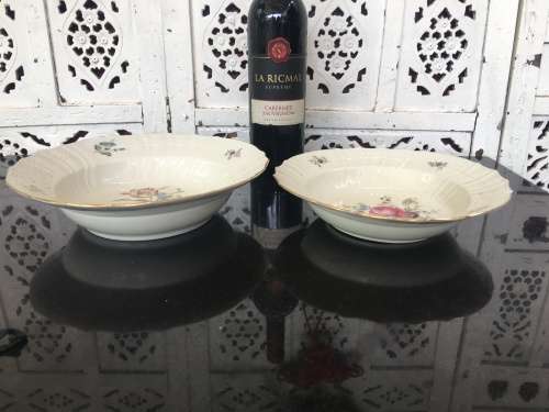 Vintage Royal Copenhagen Denmark Large Serving Bowls