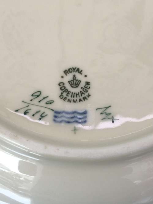 Vintage Royal Copenhagen Denmark Large Serving Bowls