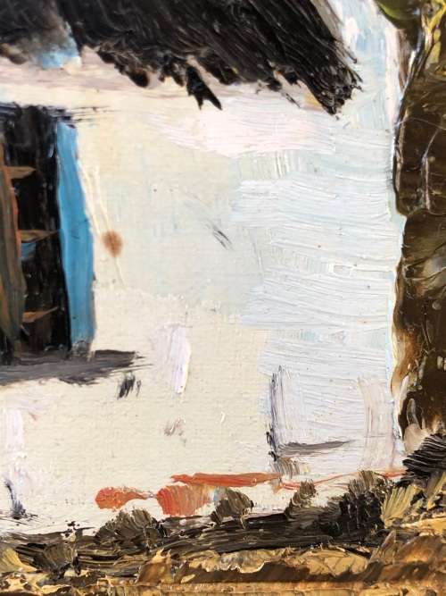 INVESTMENT ART !!! NICO COERTZE (SA -20th C) BEAUTIFUL FRAMED OIL ON BOARD LANDSCAPE DATED 1985
