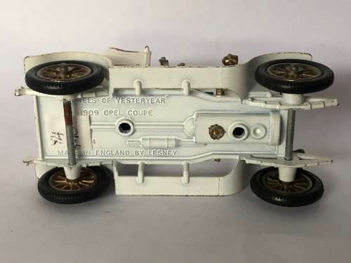 WOW !!! VINTAGE LESNEY MODELS OF YESTERYEAR 1909 OPEL COUPE No Y4 - METAL