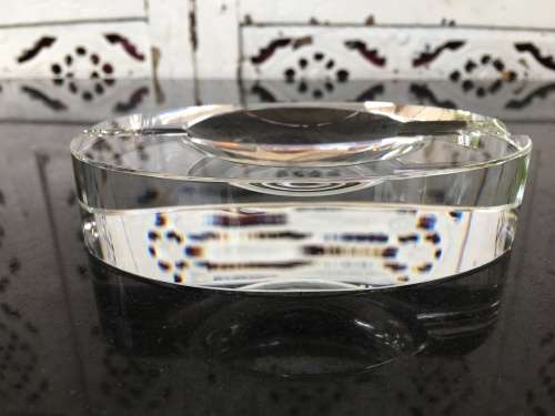 Collctible Vintage Gift Boxed Cut Glass Ashtray\Paperweight