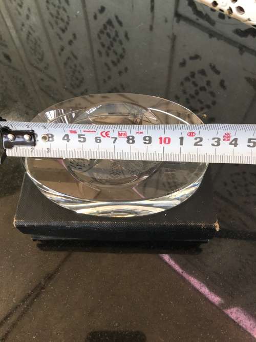 Collctible Vintage Gift Boxed Cut Glass Ashtray\Paperweight