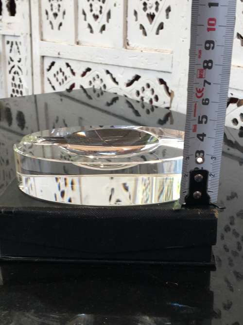 Collctible Vintage Gift Boxed Cut Glass Ashtray\Paperweight