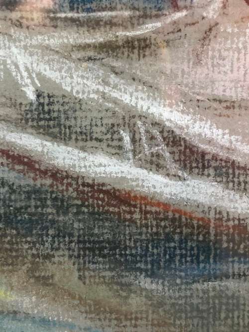 AMAZING FRAMED PASTEL PAINTING BY SA ARTIST SHEILA BENNETT