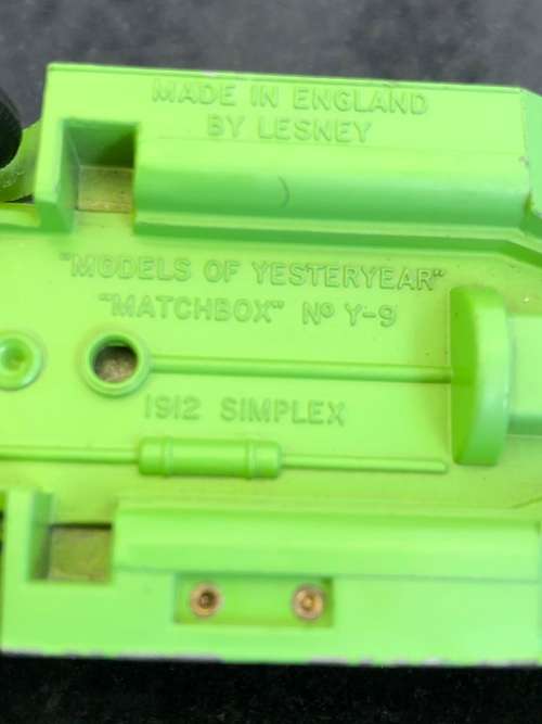 WOW !!! VINTAGE LESNEY MODELS OF YESTERYEAR 1912 SIMPLEX - No Y-9 - METAL