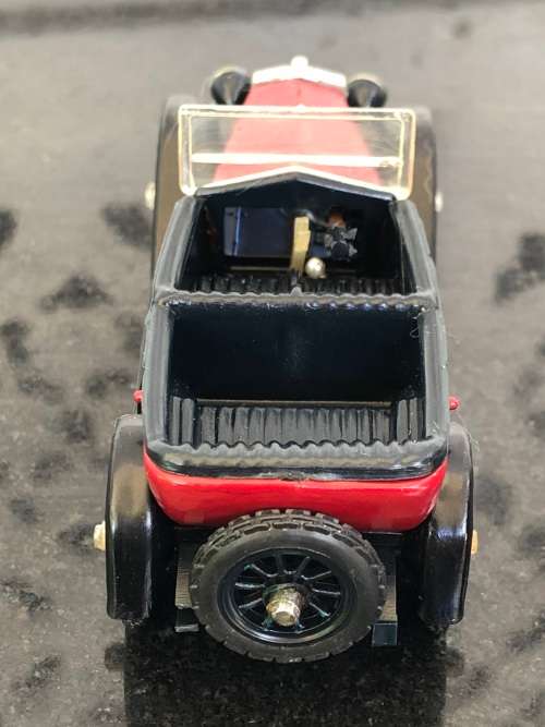 WOW !!! VINTAGE DIECAST DUGU MODEL CAR - 1924 FIAT 509 - OPEN TOP - METAL BODY - PLASTIC TRIM