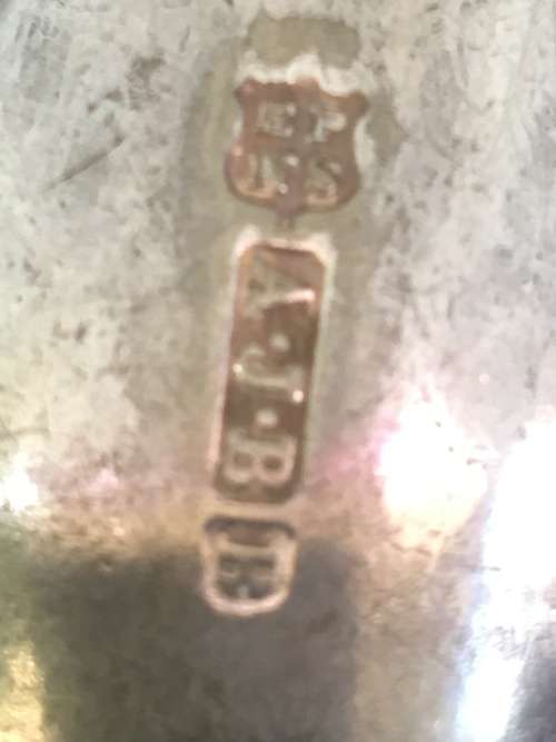 ELWEZETTA LINE ROYAL DUTCH SILVERWORKS EPNS ORNATE SPOONS MARKED EPNS A.J.B. B