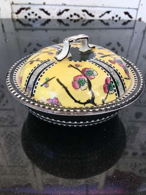 RARE c1910 Marked Royal Staffordshire Pottery Wilkinson LTD England 3 Piece Soap Dish