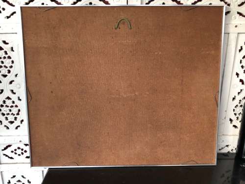 ALLAN J McOWEN (SA) STUNNING OIL ON PAPER PAINTING TITLED "SEA ANCHOR" DATED 1985