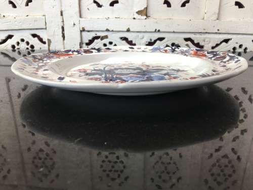Ultra Rare c1805 - 1820 - Antique Spodes New Stone Imari Deco Plate #3504 app 200 years old