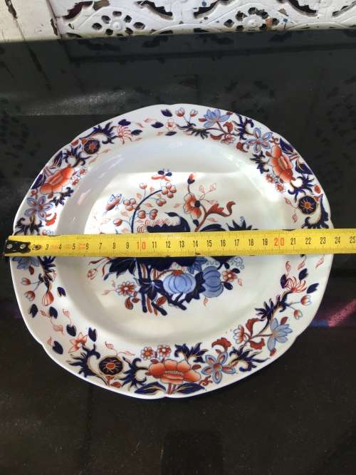 Ultra Rare c1805 - 1820 - Antique Spodes New Stone Imari Deco Plate #3504 app 200 years old