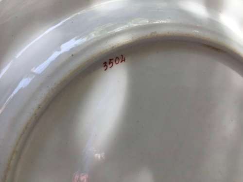 Ultra Rare c1805 - 1820 - Antique Spodes New Stone Imari Deco Plate #3504 app 200 years old