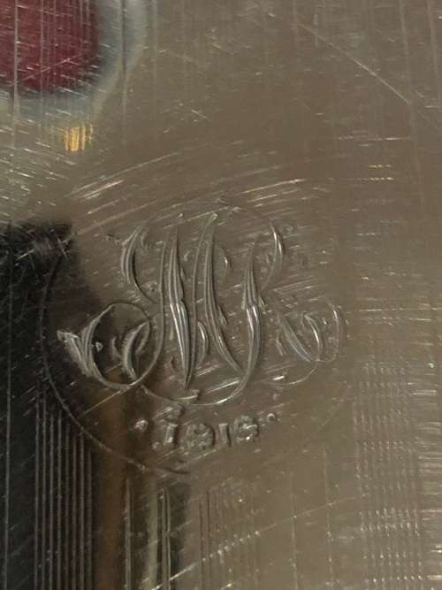SAMUEL M LEVI - STERLING SILVER CIGARETTE CASE - BIRMINGHAM HALLMARKS DATED TO 1917 - WEIGHS 62.8g