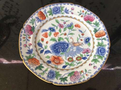 Rare Antique c1815 (rare mark) -Masons 'Patent Ironstone China Warranted' 20 cm Plate