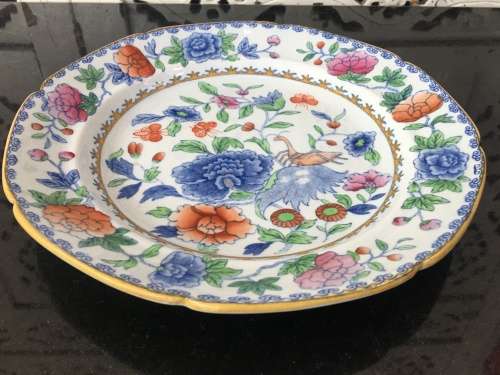 Rare Antique c1815 (rare mark) -Masons 'Patent Ironstone China Warranted' 20 cm Plate