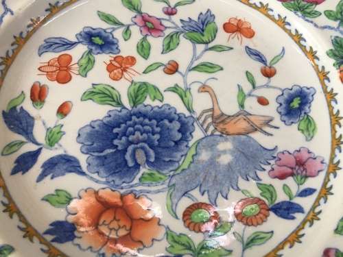 Rare Antique c1815 (rare mark) -Masons 'Patent Ironstone China Warranted' 20 cm Plate