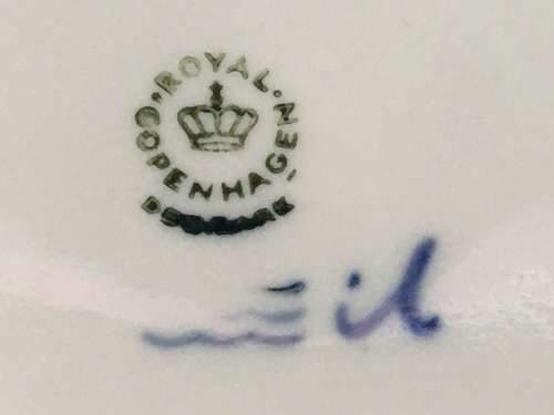 Denmark Royal Copenhagen Marked Plate 1972 Olympiade Munchen 21 cm