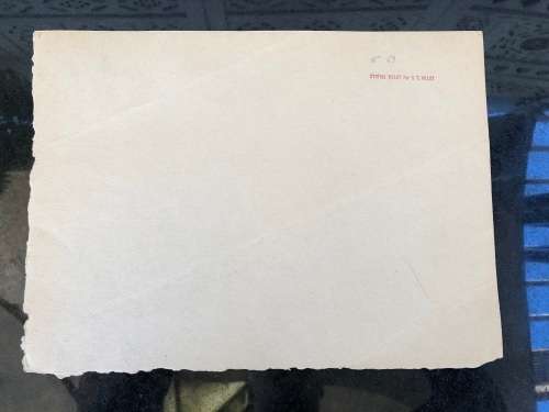 WOW !! CHARLES THEODORE VILLET ( 1896 - 1963) - STUNNING UNFRAMED WATERCOLOR PAINTING No 69 - SIGNED