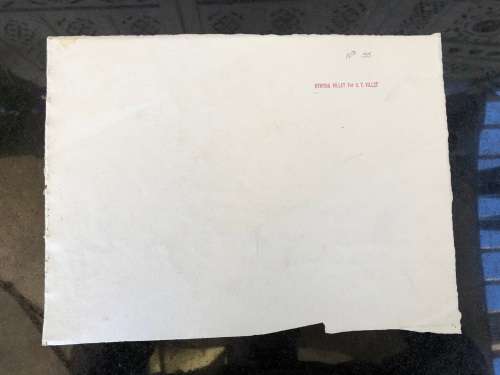 WOW !! CHARLES THEODORE VILLET ( 1896 - 1963) - STUNNING UNFRAMED WATERCOLOR PAINTING No 55 - SIGNED