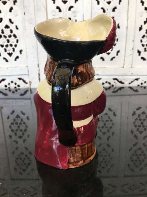 Cavalier c1905-1933 Genuine Staffordshire Shorter & Sons England H/Painted Tobi Pint Jug.