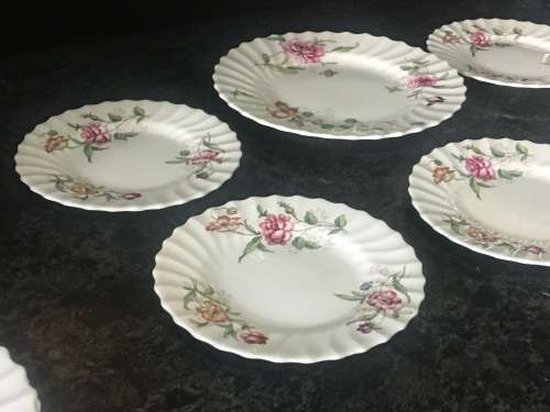 Lot Delightful Cake Plates Vintage "Clovelly" by Royal Doulton England c/1941 - 1961