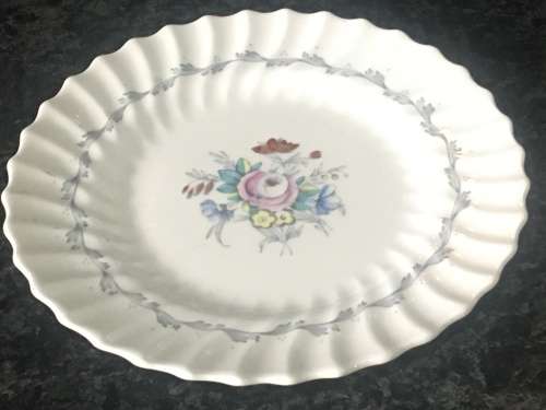 2 Delightful Cake Plates Vintage "Chelsea Rose & Unknown" by Royal Doulton England c/1941 - 1961