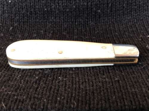 FANTASTIC HIGHLY COLLECTIBLE BONE HANDLED TEKUT BILTONG KNIFE - EXCEPTIONALLY SHARP