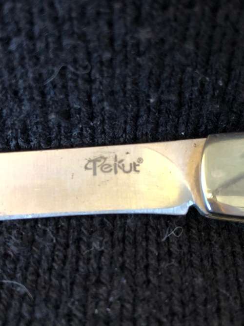 FANTASTIC HIGHLY COLLECTIBLE BONE HANDLED TEKUT BILTONG KNIFE - EXCEPTIONALLY SHARP