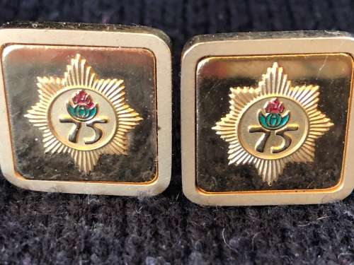WOW !!! PAIR OF SAP CUFFLINKS - ONE CELEBRATES 75 YEARS