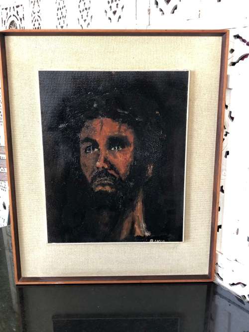 INVESTMENT ART !!! SA MASTER - KENNETH BAKER (1921 - 1996) FRAMED OIL ON BOARD - CLEARLY SIGNED