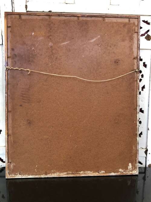 INVESTMENT ART !!! SA MASTER - KENNETH BAKER (1921 - 1996) FRAMED OIL ON BOARD - CLEARLY SIGNED