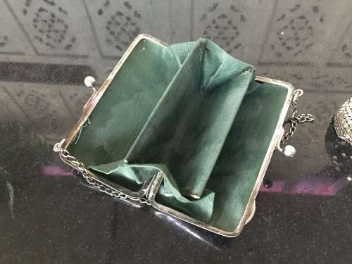 2 Lovely Antique 19th Century  Silver Plated purses