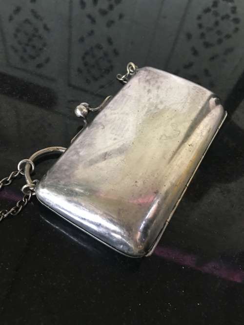 2 Lovely Antique 19th Century  Silver Plated purses