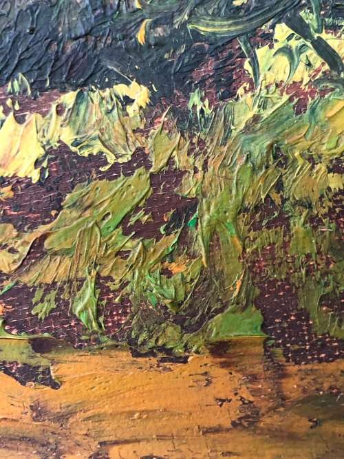 INVESTMENT ART - HENRI DU RAND ( SA 20th CENTURY ) STUNNING FRAMED OIL ON CANVAS LANDSCAPE PAINTING