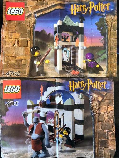 LEGO - 2 X HARRY POTTER SETS - UNBOXED BUT WITH ORIGINAL MANUALS - ALMOST COMPLETE