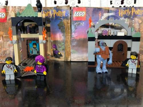 LEGO - 2 X HARRY POTTER SETS - UNBOXED BUT WITH ORIGINAL MANUALS - ALMOST COMPLETE