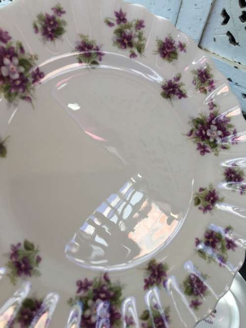 Royal Albert Bone China  "Sweet Violets"  Saucer & Plate