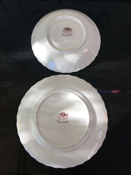 Royal Albert Bone China  "Sweet Violets"  Saucer & Plate