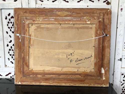 GERHARD (GAWIE) BEUKES (SA 1885 - 1945) - STUNNING OIL ON CANVAS BOARD - HOEKA LADISMITH KAAP