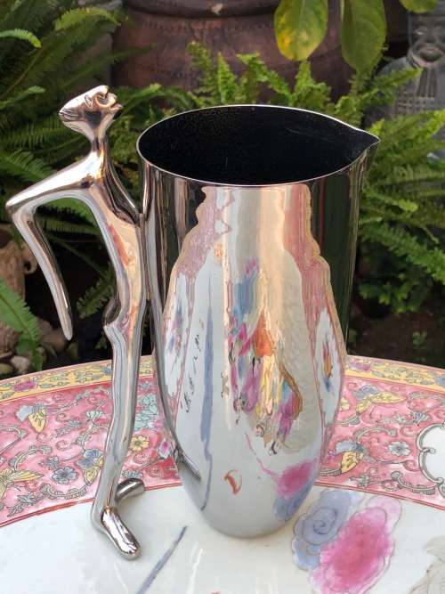 WOW !!! CARROL BOYES MAN WATER PITCHER - CLEARLY MARKED VALUE R3500