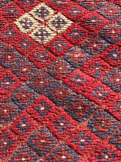 WOW !!! VINTAGE NICELY WORN HAND KNOTTED PURE WOOL IRANIAN MASHWARI PERSIAN RUNNER 2520 x 660mm