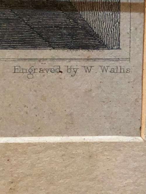 WOW !! ROBERT WALLIS (1794 - 1878) AFTER THOMAS HOSMER SHEPPERD (1793 - 1864) ORIGINAL ENGRAVING