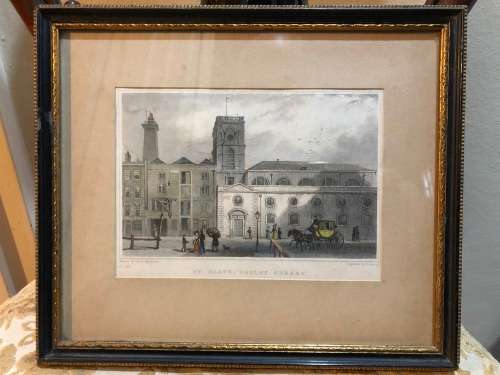 WOW !!! SAMUEL LACEY (1787 - 1859) - AFTER THOMAS HOSMER SHEPPERD (1793 - 1864) ORIGINAL ENGRAVING