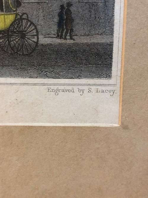 WOW !!! SAMUEL LACEY (1787 - 1859) - AFTER THOMAS HOSMER SHEPPERD (1793 - 1864) ORIGINAL ENGRAVING