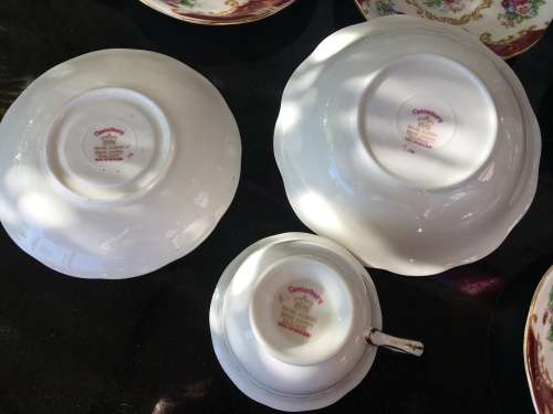 11 Piece c1939 Canterbury By Royal Albert Bone China England REG No 832 881