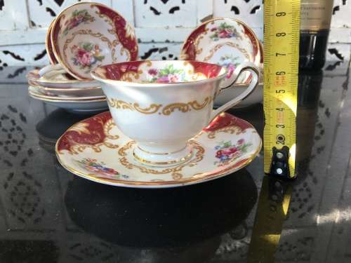 11 Piece c1939 Canterbury By Royal Albert Bone China England REG No 832 881