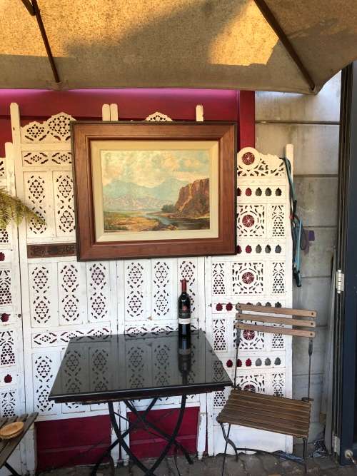 INVESTMENT ART !! DINO PARAVANO (SA 1935 - ) GORGEOUS LARGE OIL ON BOARD LANDSCAPE - EXQUISITE FRAME
