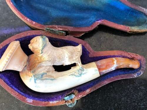WOW !!! AMAZING LOT OF MEERSCHAUM LADIES PIPES